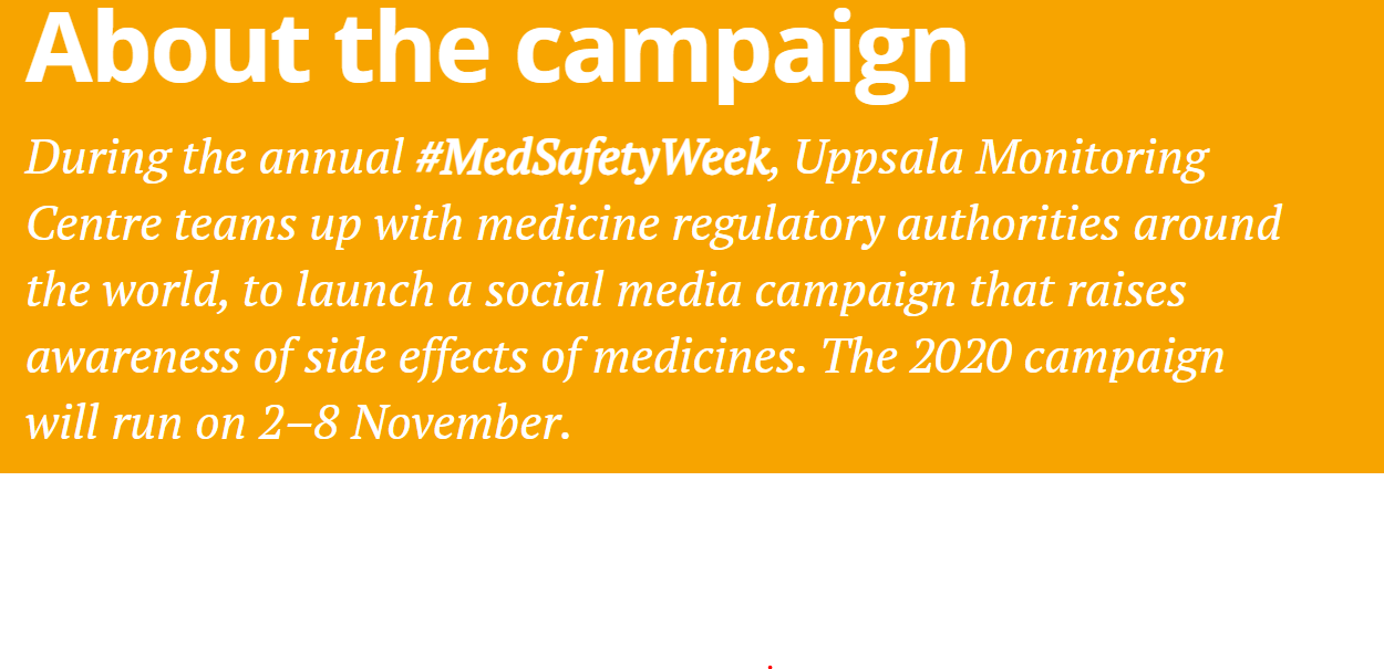 The HPRA #MedSafetyWeek - “Every Report Counts” - OACS Ireland